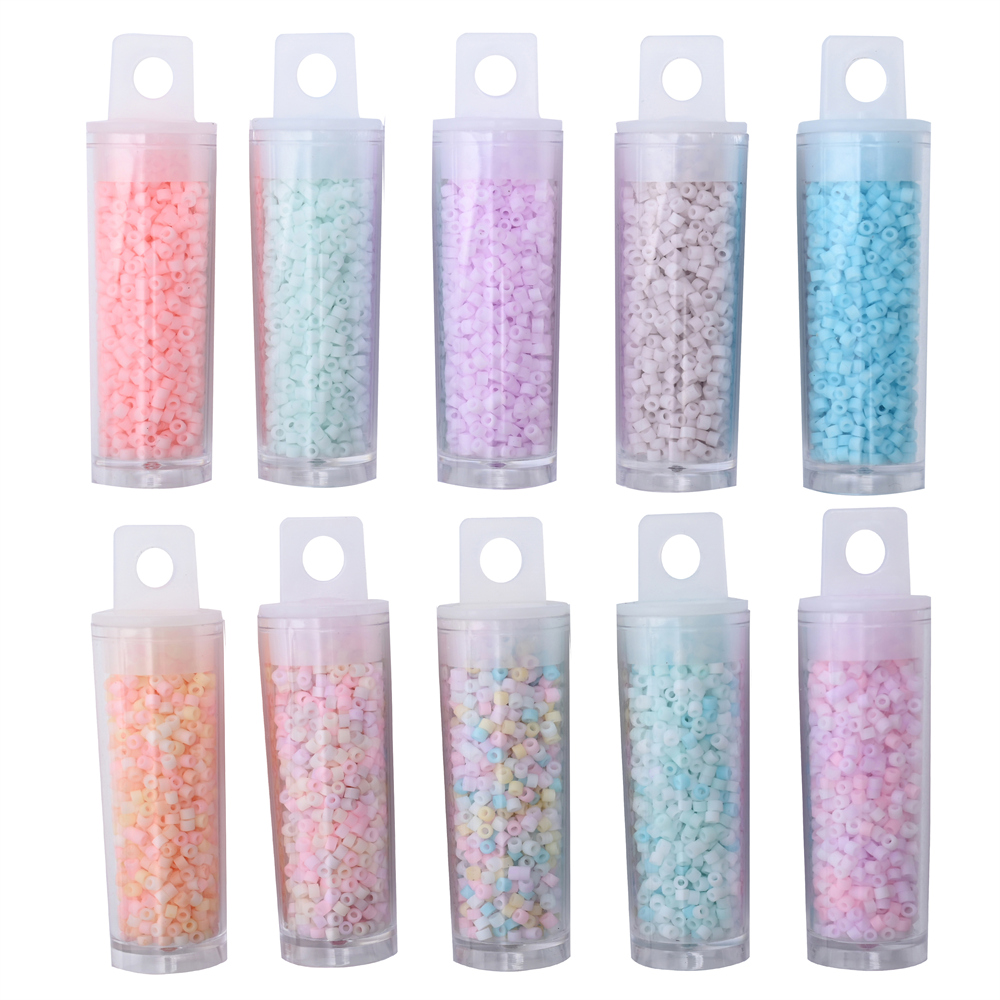Glass Seed Beads 2Mm Jewelry Making - 1200 stks 2mm Macaron Kleine Ambachtelijke
