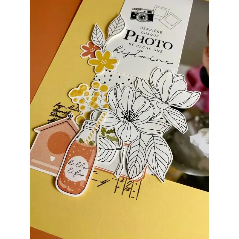 Clear Silicone Stamps For Card Making - Franse transparante heldere siliconen bloeiende kalender