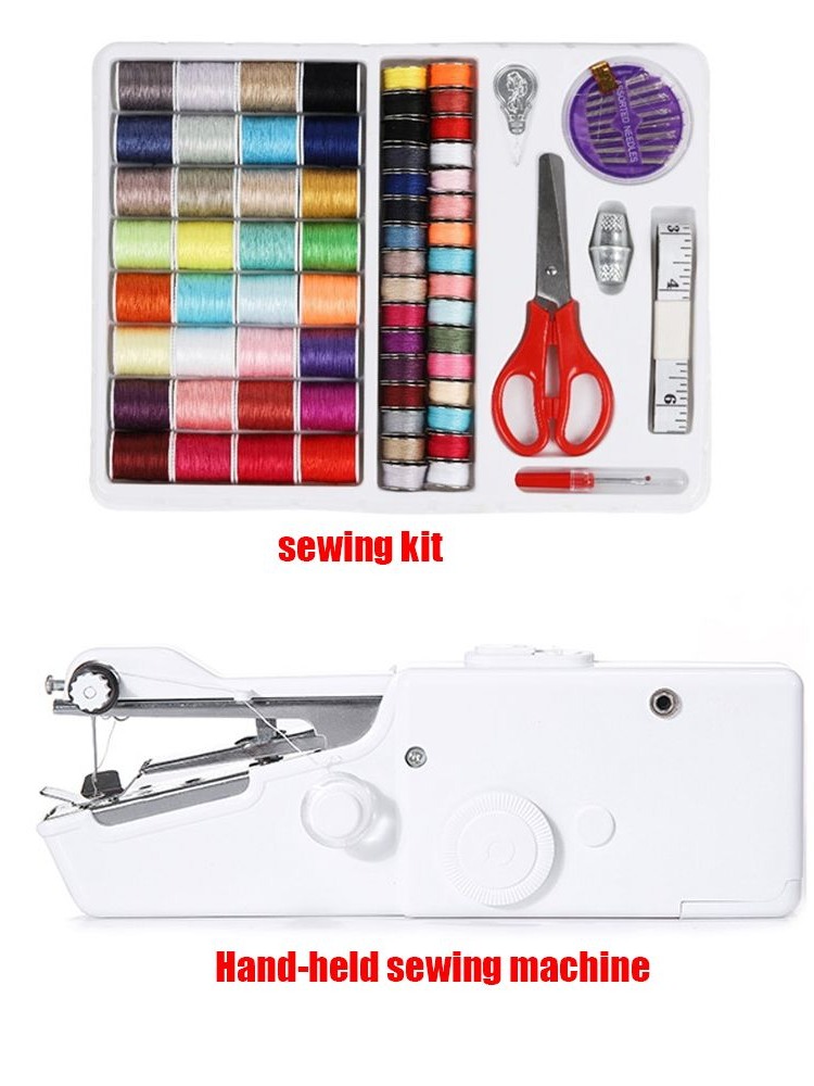 Mini Electric Sewing Machine Handheld - Gesloten stiksel DIY gereedschap, diverse elektrische