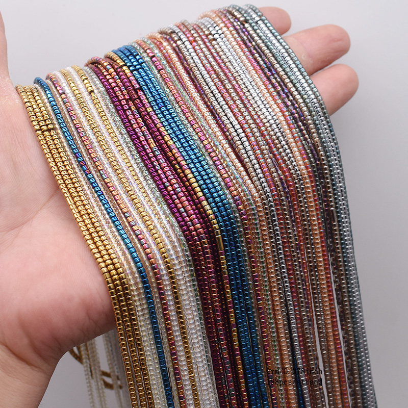 Glass Seed Beads 2Mm Jewelry Making - Nieuwe 2mm 198pcs Goud Kleur Zilver