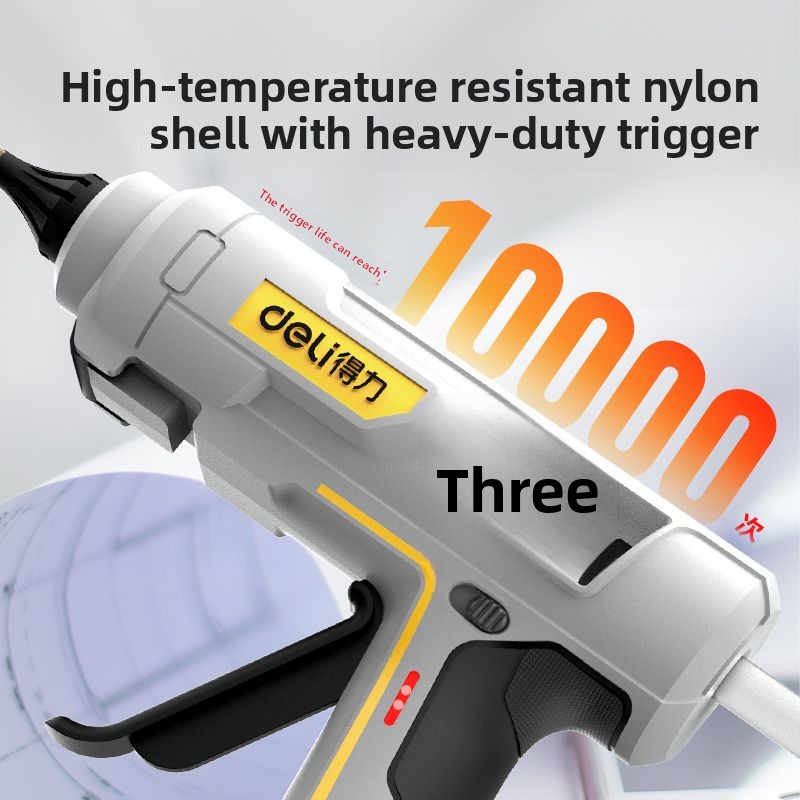 Hot Melt Glue Gun Cordless - Deli Professioneel lijmpistool met lijmstok, 40/50W
