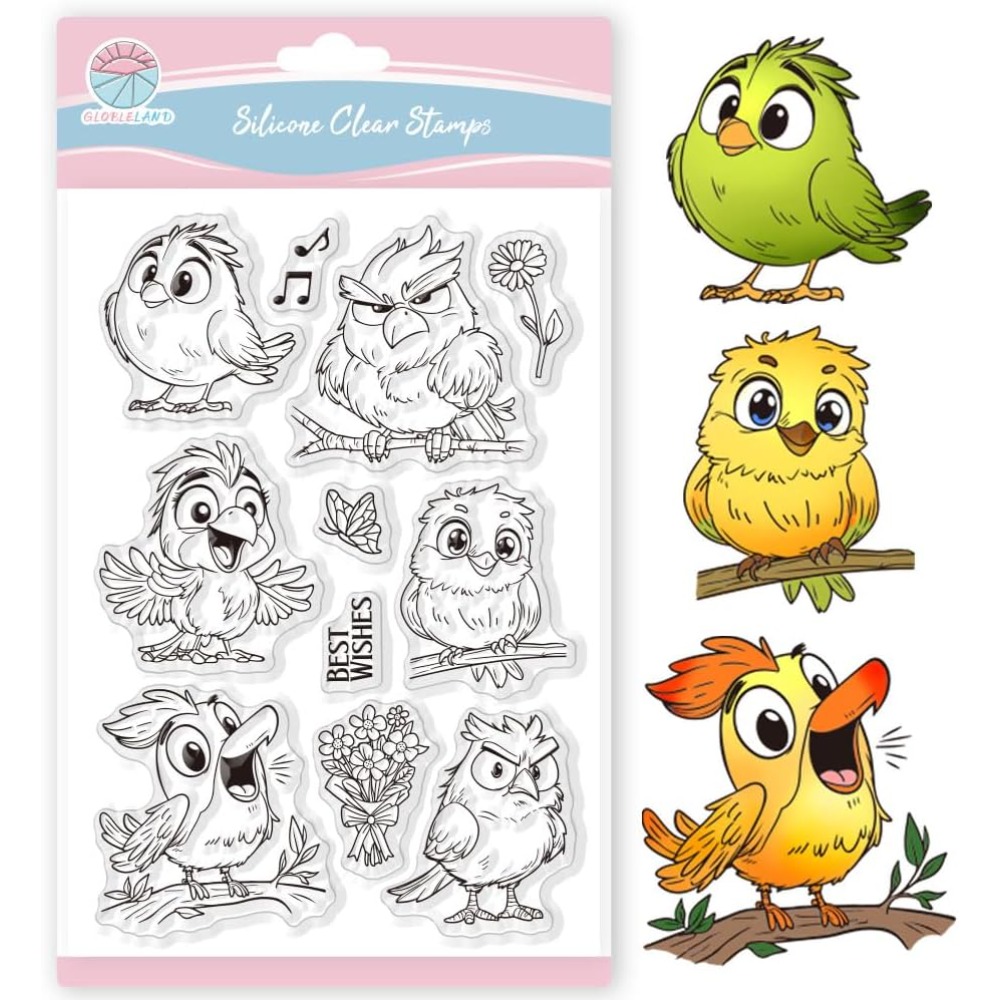 Grappige Vogel Clear Stempels  - Clear Silicone Stamps For Card Making recensie en prijs