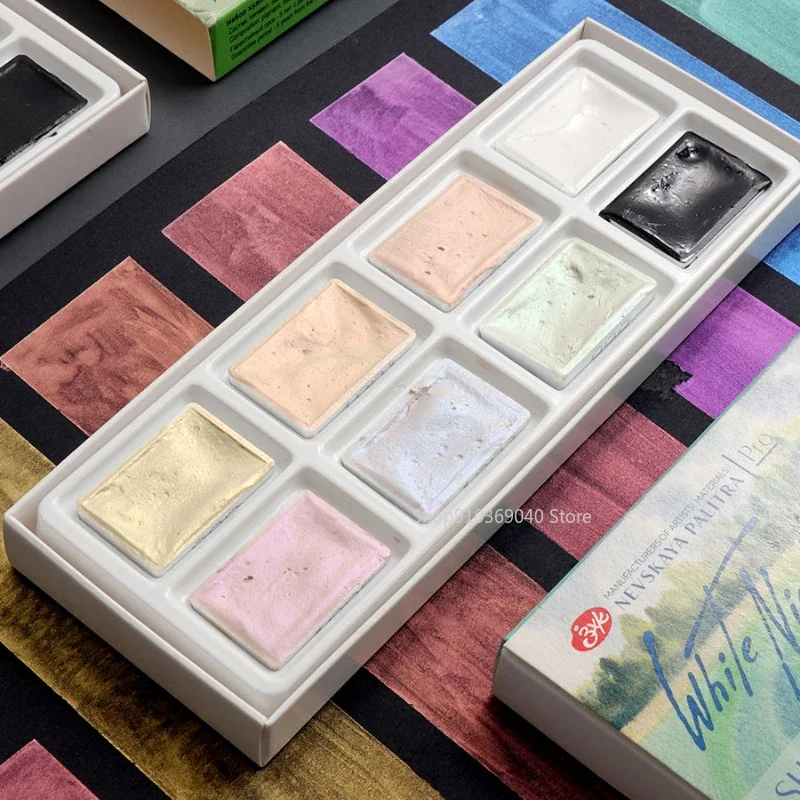 2024 Nieuwe Witte Nachtmeester - Watercolor Paint Set Solid Pigment recensie en prijs