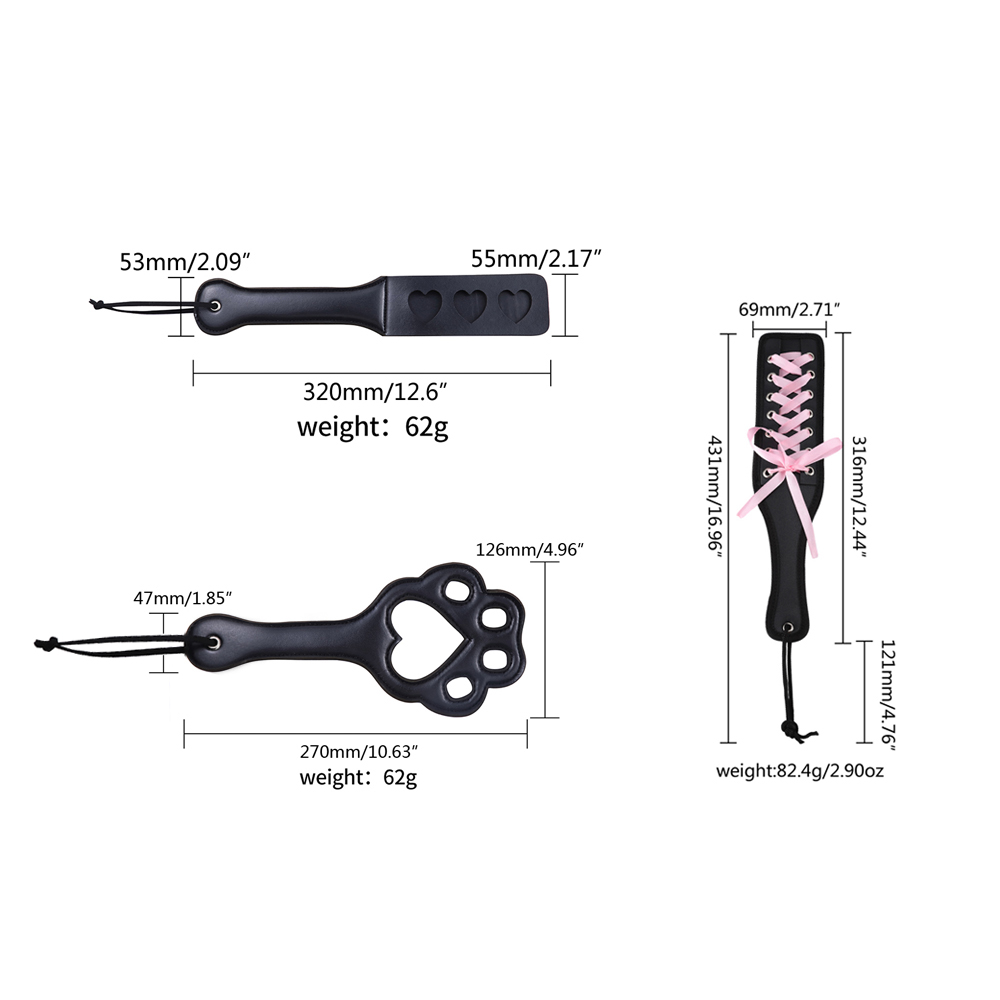 Hartvormig BDSM-leer SP, eroti - Craft Tools recensie en prijs