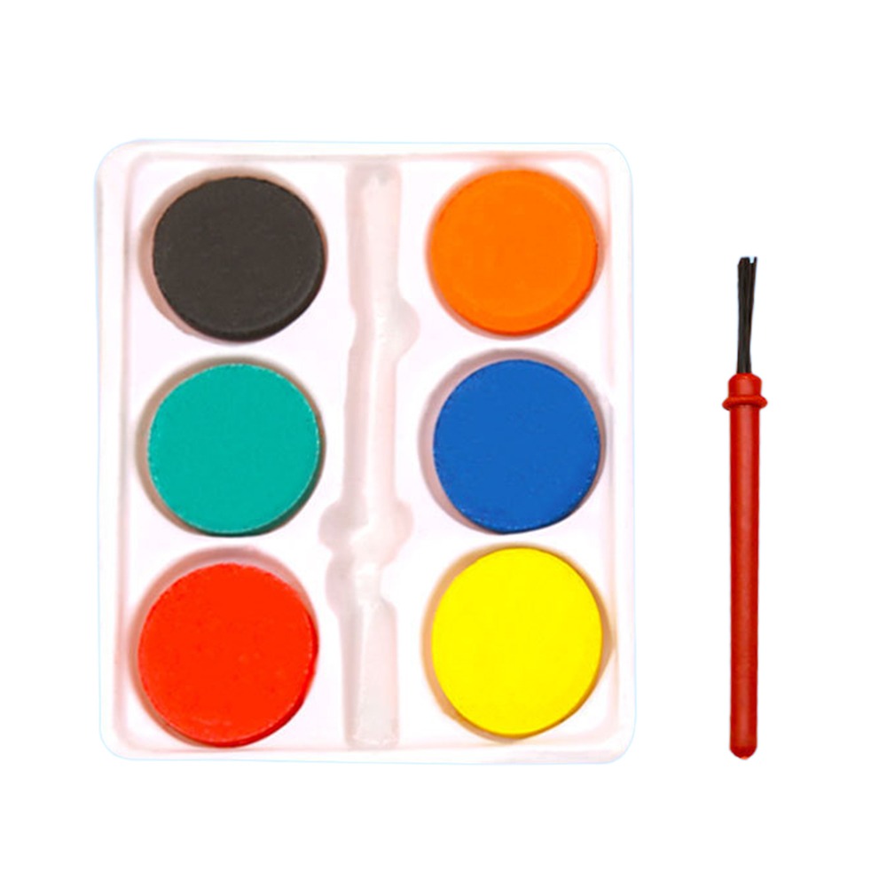 Draagbaar met schilderkwast Aq - Watercolor Paint Set Solid Pigment recensie en prijs