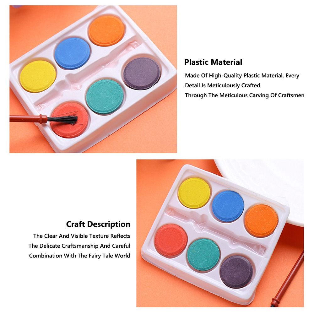 Draagbaar met schilderkwast Aq - Watercolor Paint Set Solid Pigment recensie en prijs