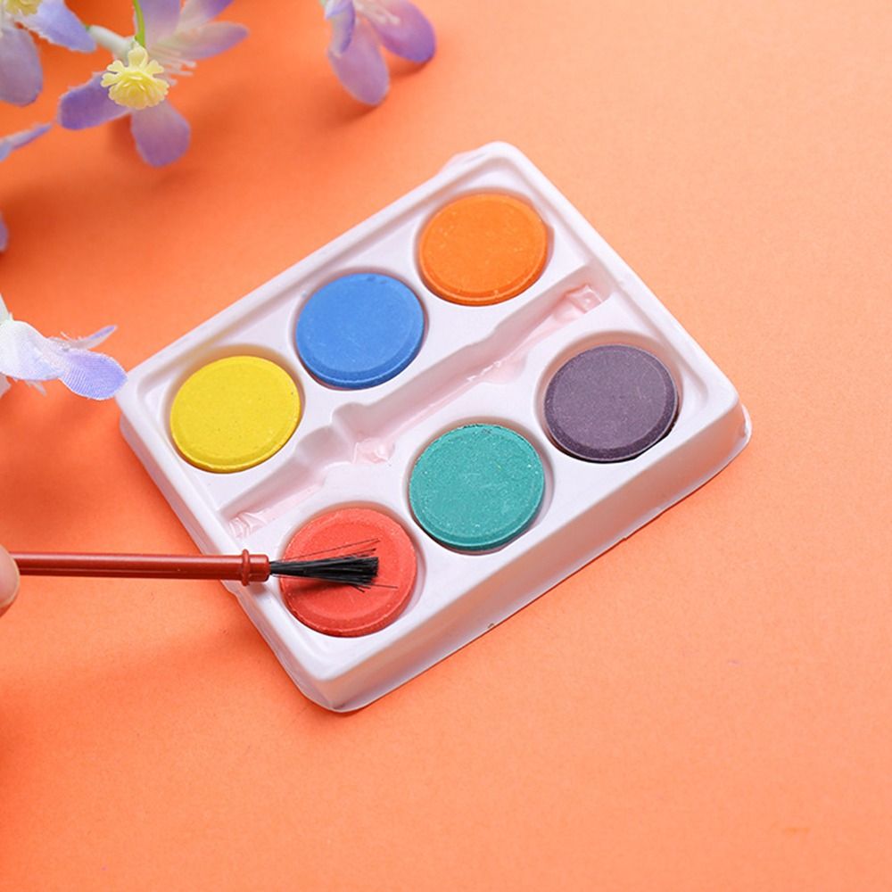 Draagbaar met schilderkwast Aq - Watercolor Paint Set Solid Pigment recensie en prijs