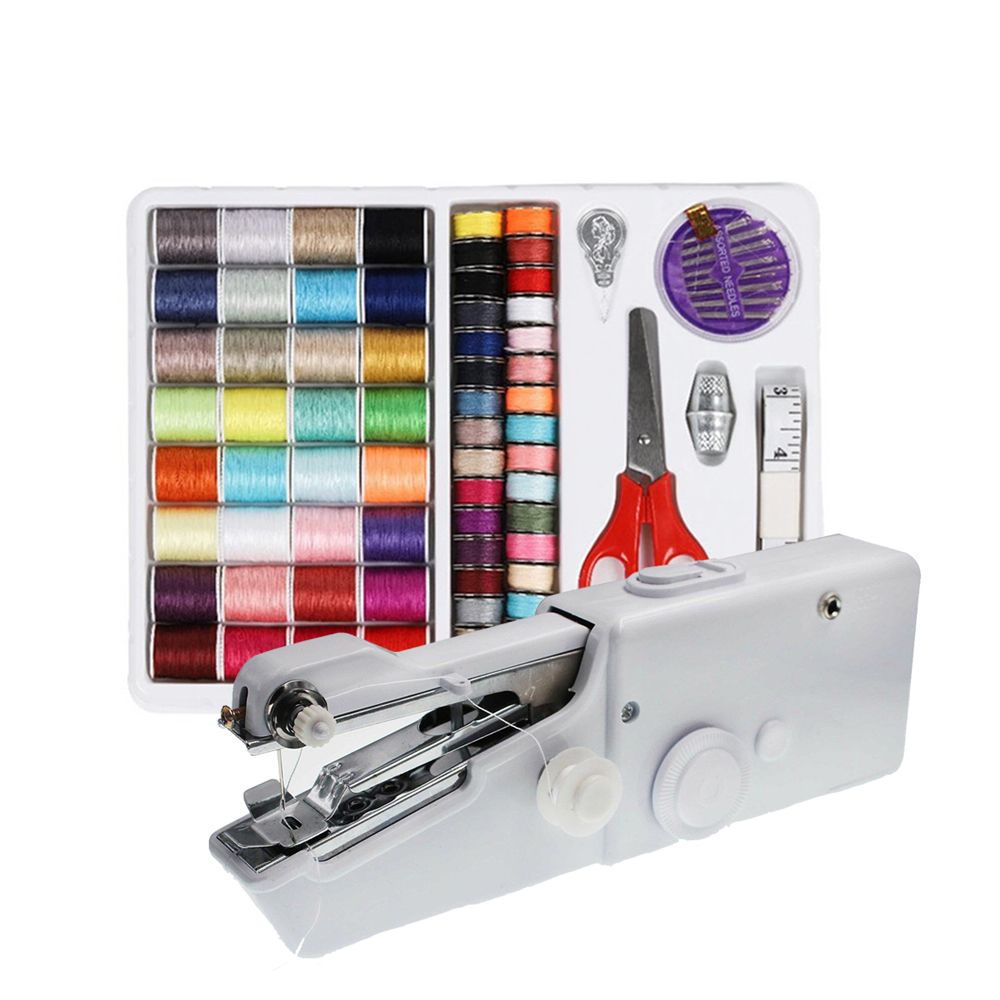 Gesloten stiksel DIY gereedsch - Mini Electric Sewing Machine Handheld recensie en prijs